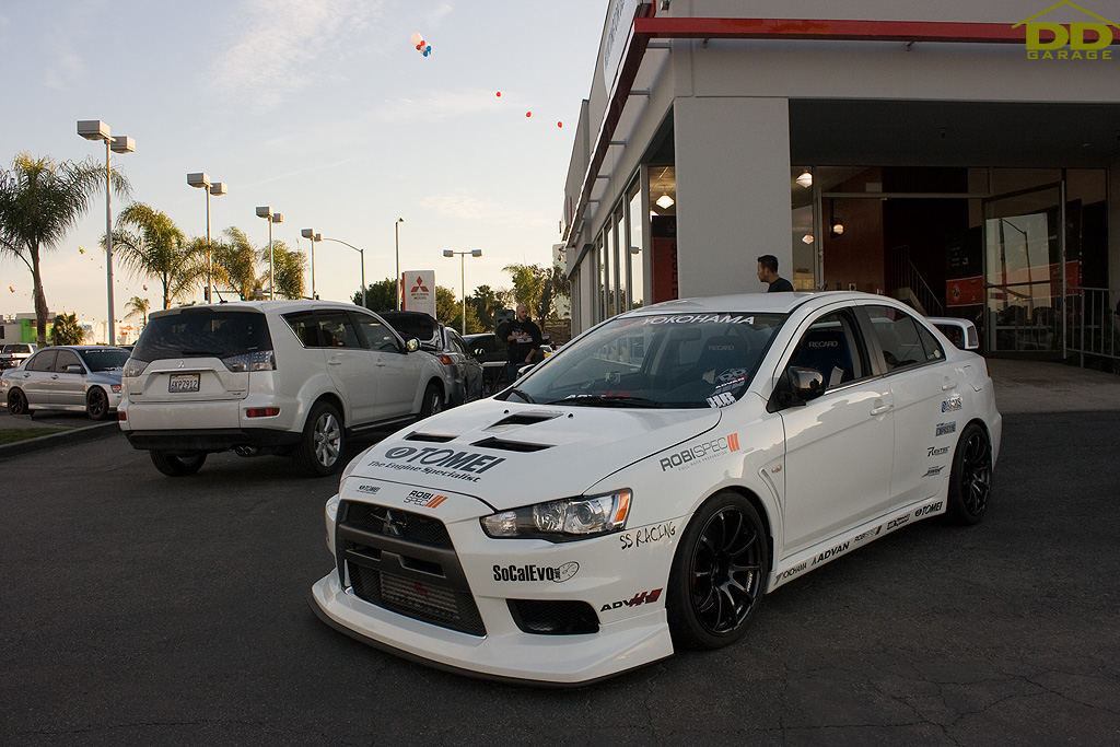 the tomei powered evo x from the first socal evo meet of 2010